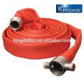 Coloque las mangueras de incendio de riego plano con PVC Fire Fighting reforzado